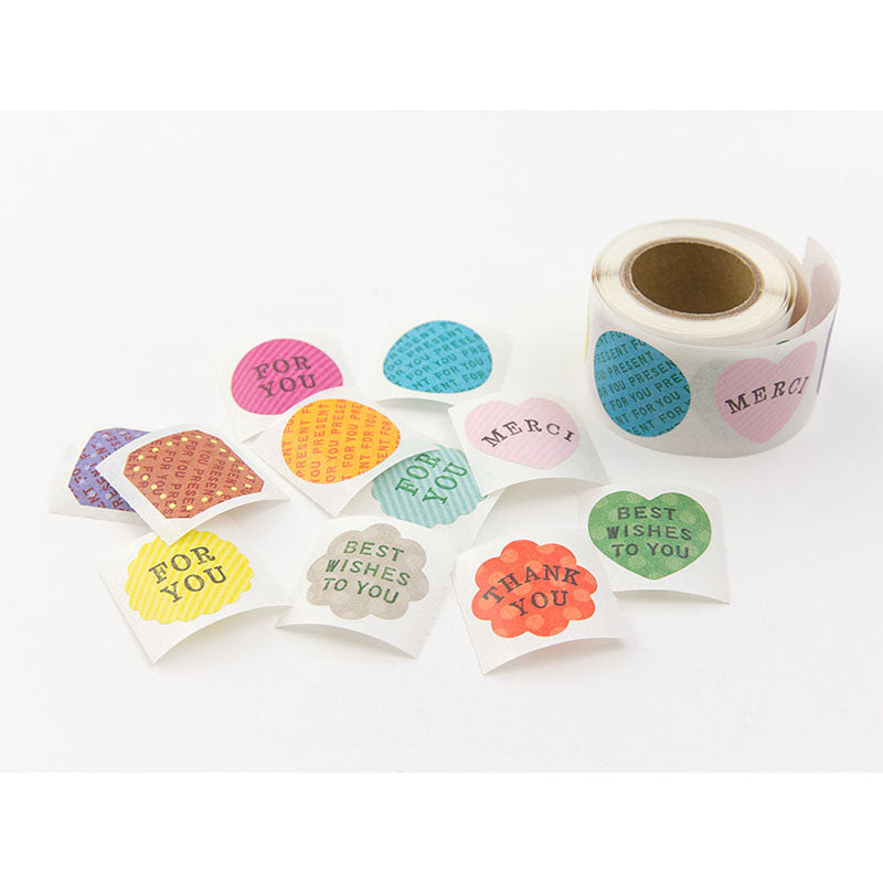 CHOTTO Roll Sticker Message Mix