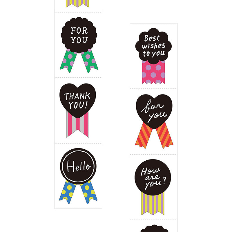 CHOTTO Roll Sticker Rosette Metallic