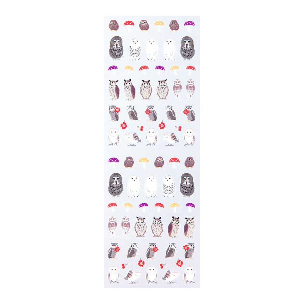 MIDORI Sticker Schedule 2195 Small Owl