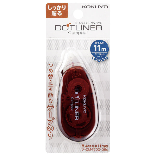 KOKUYO Dotliner Compact 8.4mmx11M Red Default Title