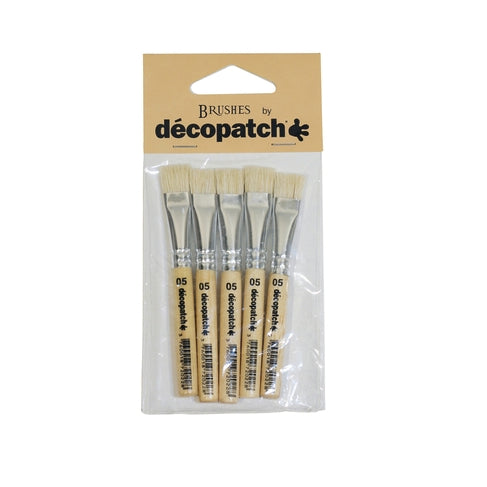 DECOPATCH Accessories:Brush-Pure Silk No.5 5 Pack Default Title