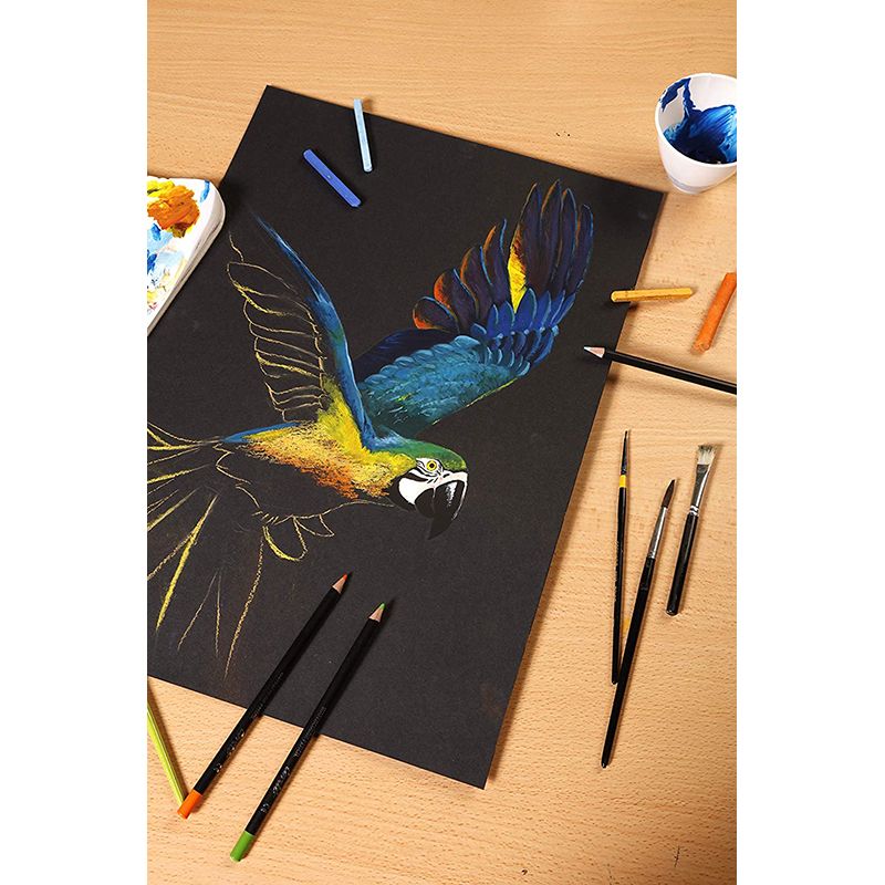 CLAIREFONTAINE Paint ON Pad A4 250g Black 20s Default Title