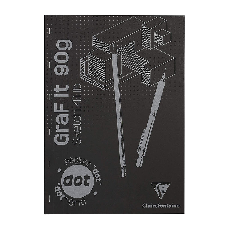 CLAIREFONTAINE GraF iT Pad Black 90g A3 80s Default Title