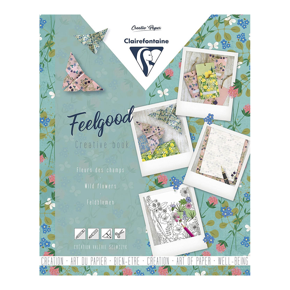 CLAIREFONTAINE FEELGOOD Creativ book Wild Flowers