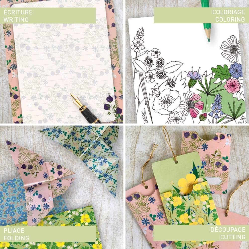 CLAIREFONTAINE FEELGOOD Creativ book Wild Flowers