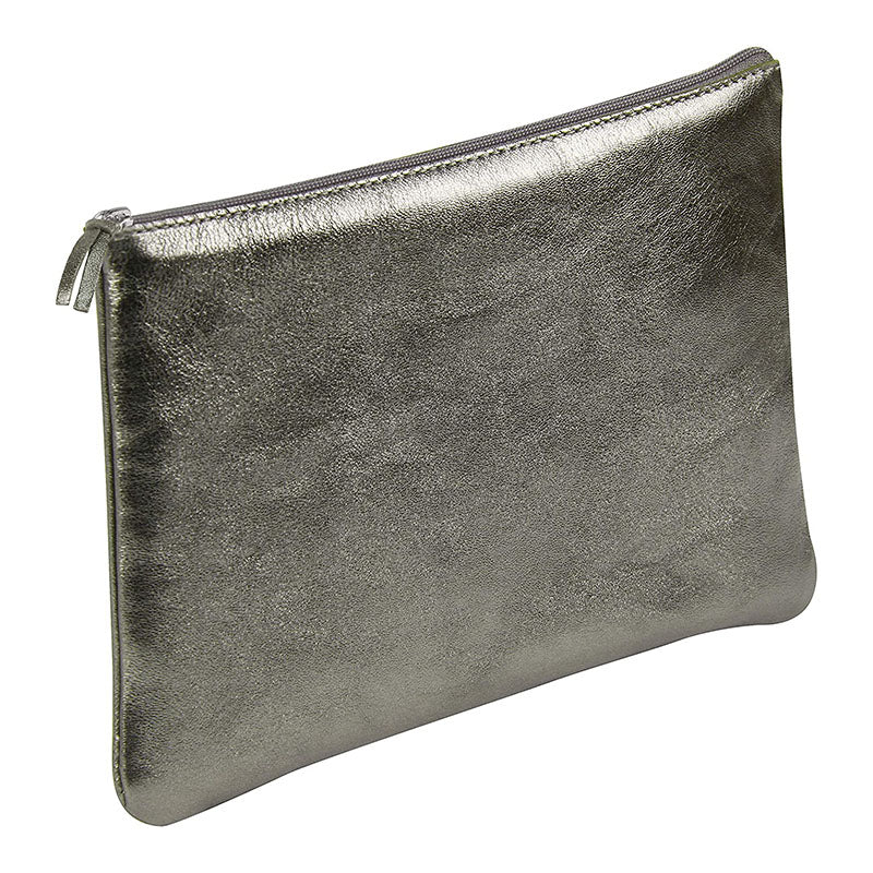 CLAIREFONTAINE Cuirise Leather Pencil Case Flat Graphite Default Title