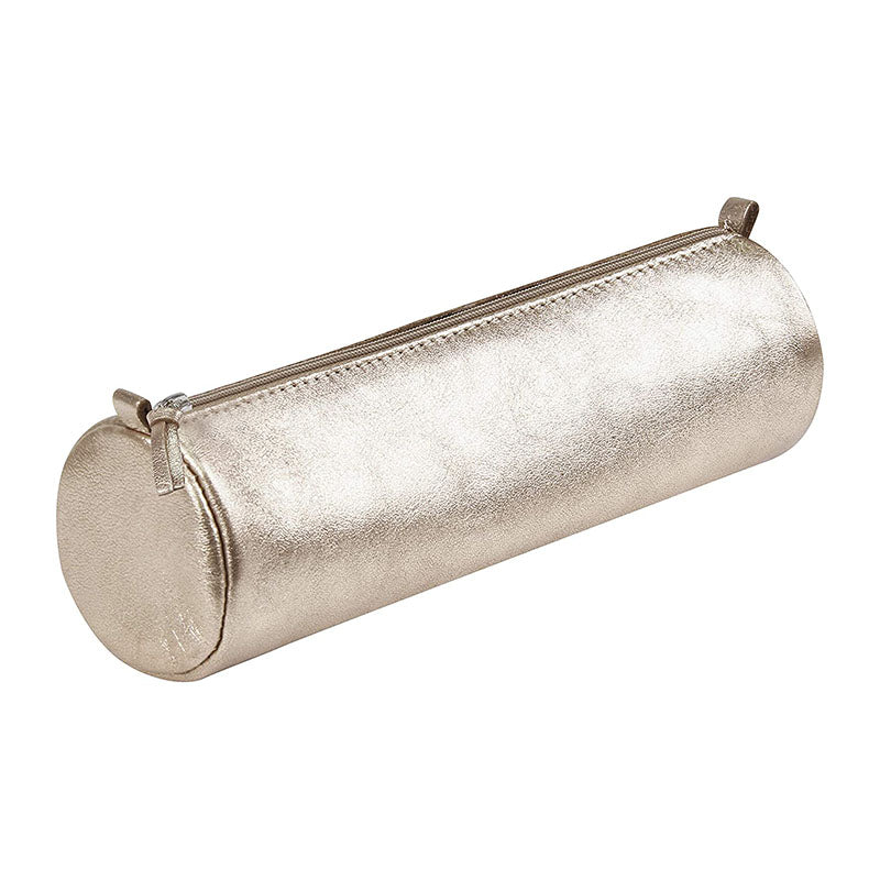 CLAIREFONTAINE Cuirise Leather Pencil Case Rd Grey Default Title