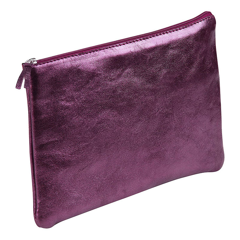 CLAIREFONTAINE Cuirise Leather Pencil Case Flat Cherry Default Title