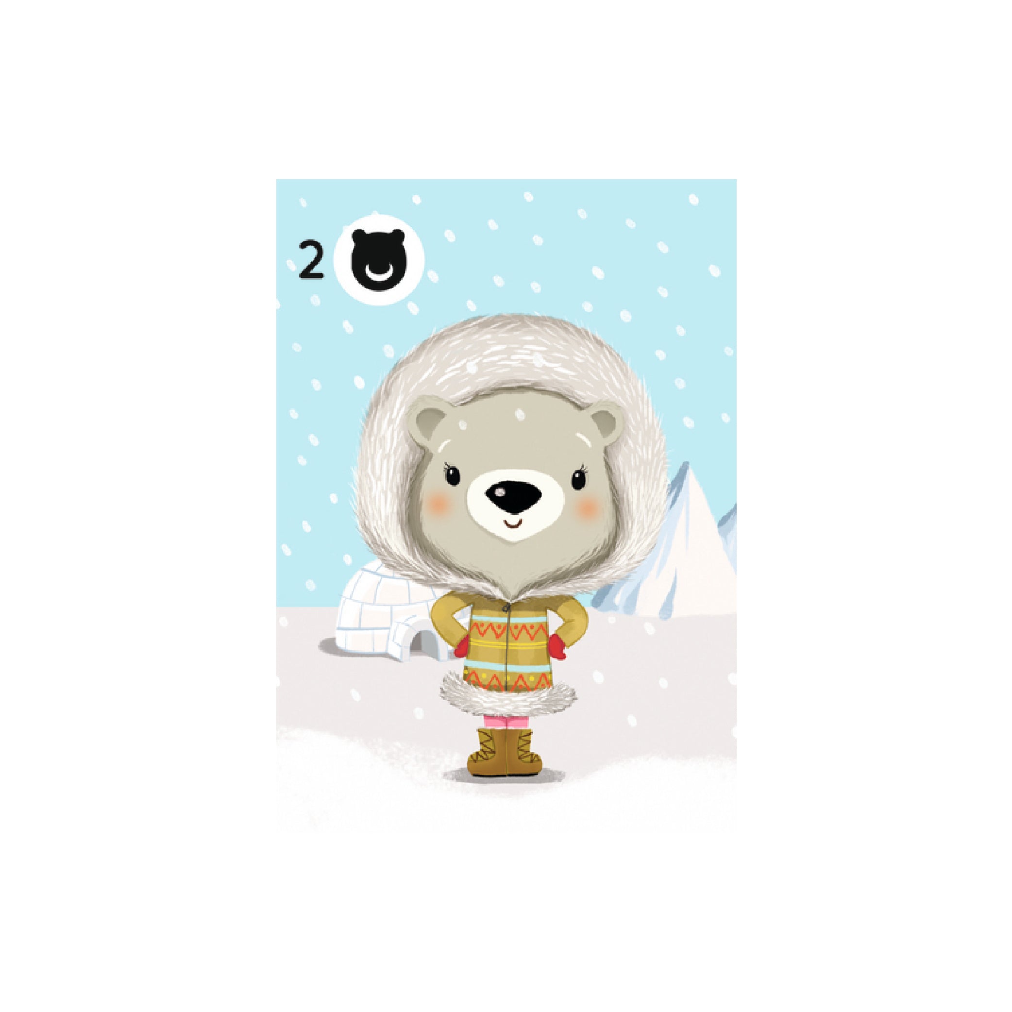 AVENUE MANDARINE Card Games 7 Families, Endangered Animals Default Title