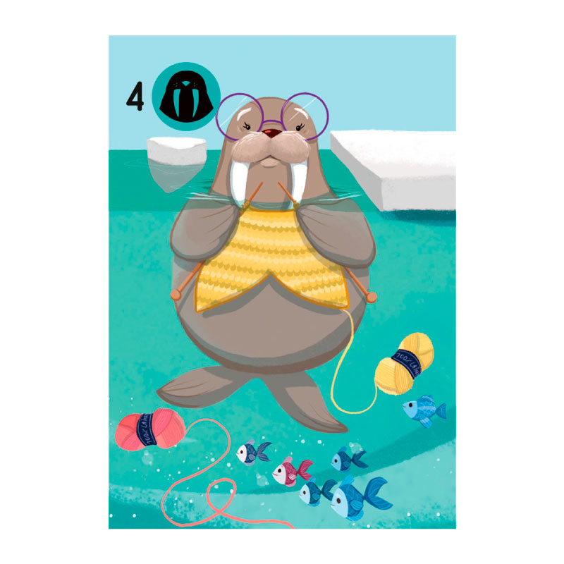 AVENUE MANDARINE Card Games 7 Families, Endangered Animals Default Title