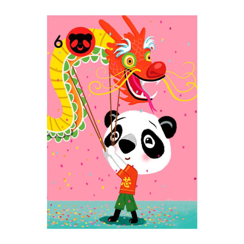 AVENUE MANDARINE Card Games 7 Families, Endangered Animals Default Title