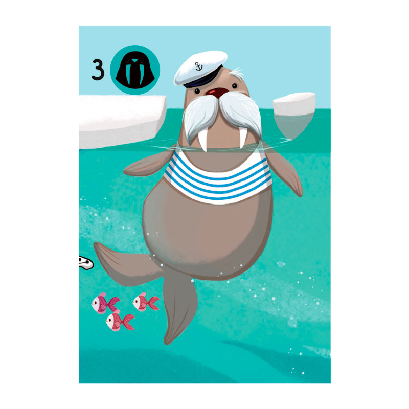 AVENUE MANDARINE Card Games 7 Families, Endangered Animals Default Title