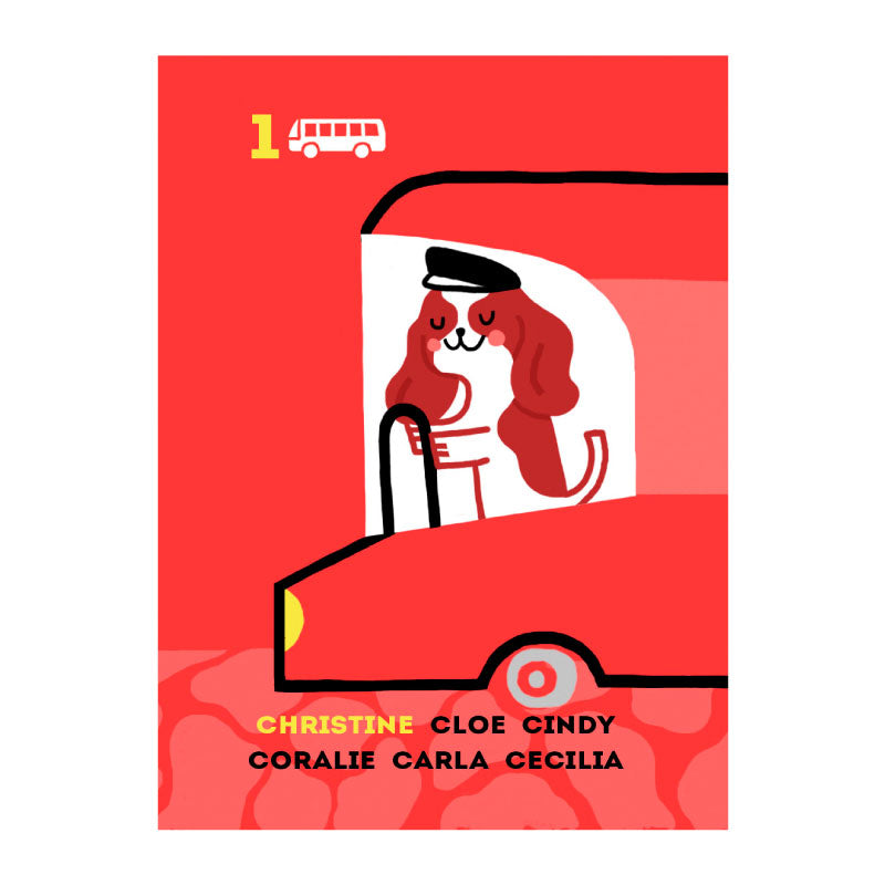 AVENUE MANDARINE Card Games Happy Families Default Title