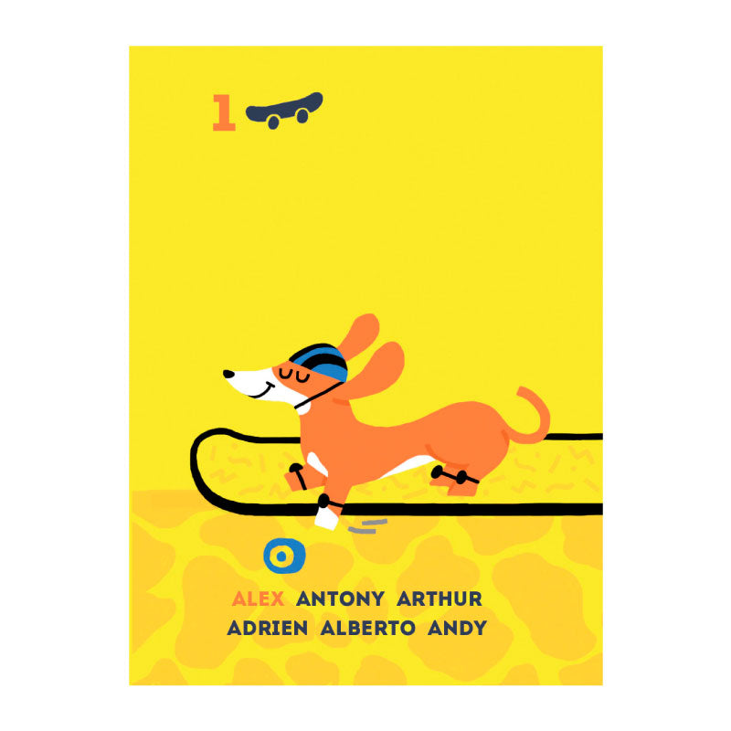 AVENUE MANDARINE Card Games Happy Families Default Title