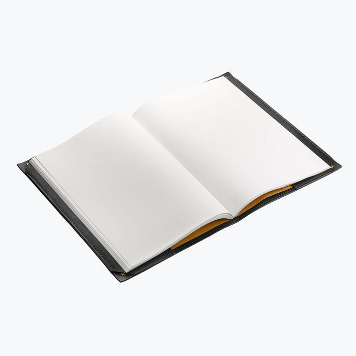 JACQUES HERBIN Leather Notebook Case-Red Default Title