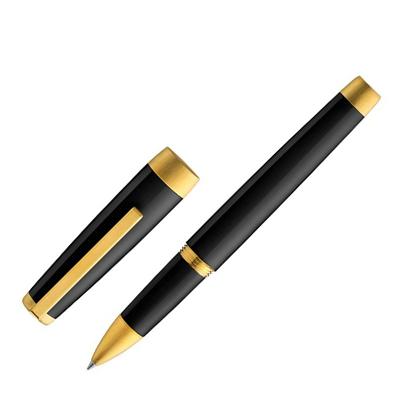 JACQUES HERBIN Sloop Black Resin Gold Nib Rollerball