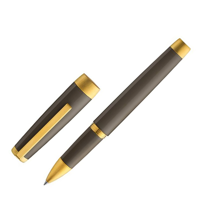 JACQUES HERBIN Sloop Taupe Resin Gold Nib Rollerball