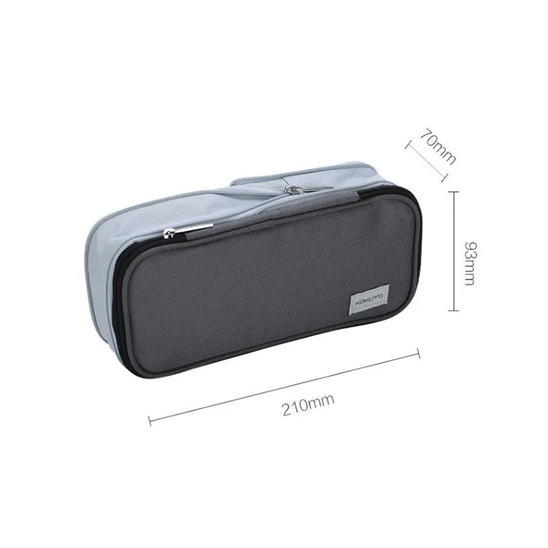 KOKUYO Novita-R Pen Case 210x93x27mm Dark Grey Default Title