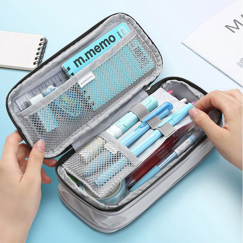 KOKUYO Novita-R Pen Case 210x93x27mm Dark Grey Default Title