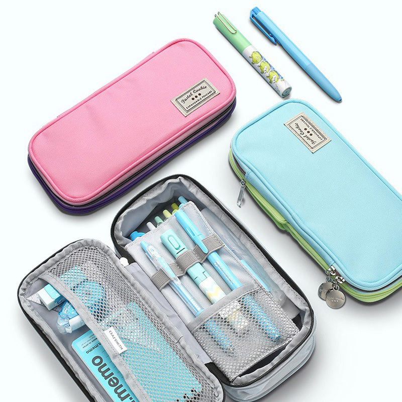 KOKUYO Novita-R Pen Case 210x93x27mm Dark Grey Default Title