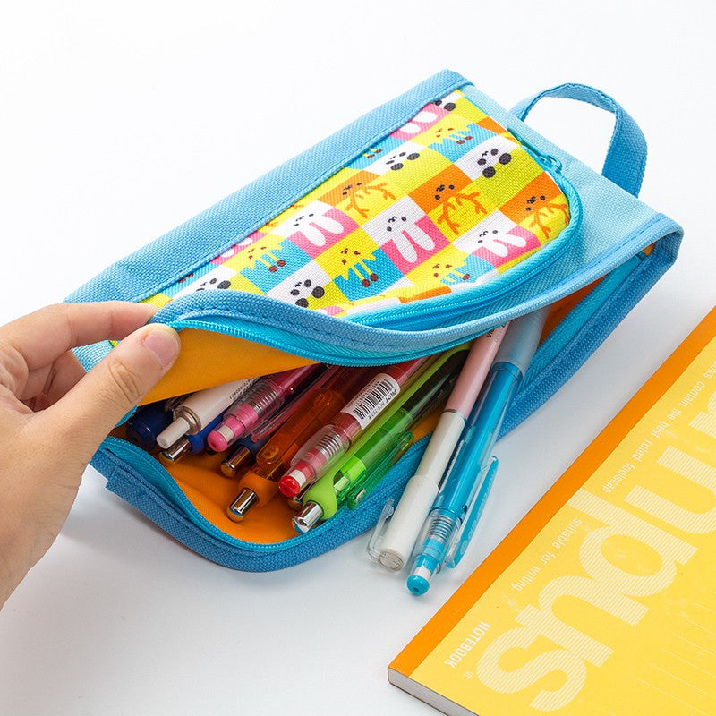 KOKUYO Campus Kids Pen Case 200x100x45mm Animals Default Title