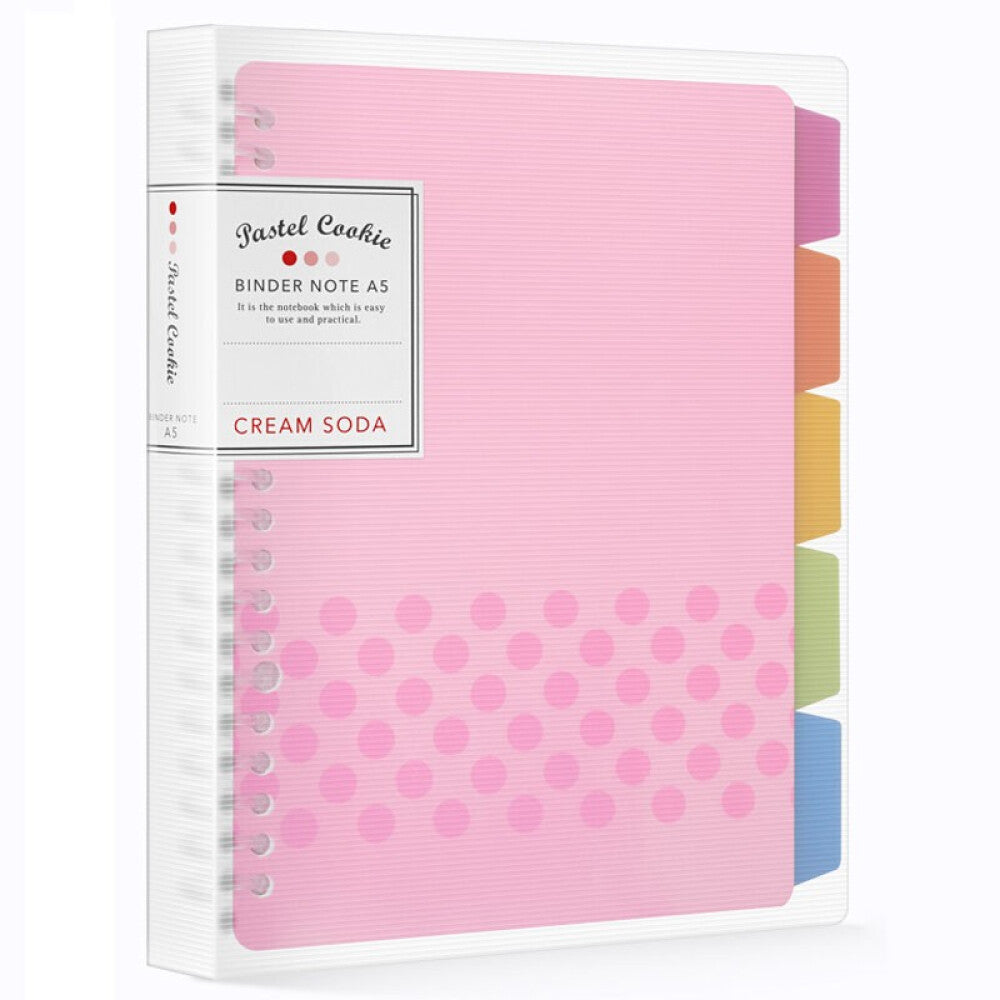 KOKUYO Pastel Cookie Binder Note A4 Peach Sorbet Default Title