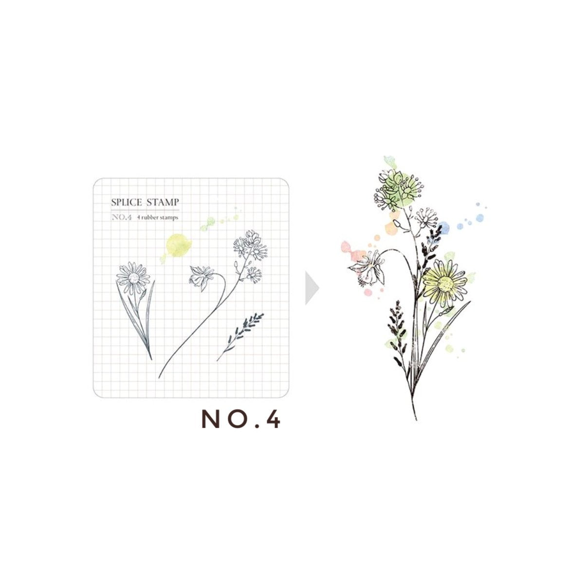 MU Botanical Clear Stamp Set No.4