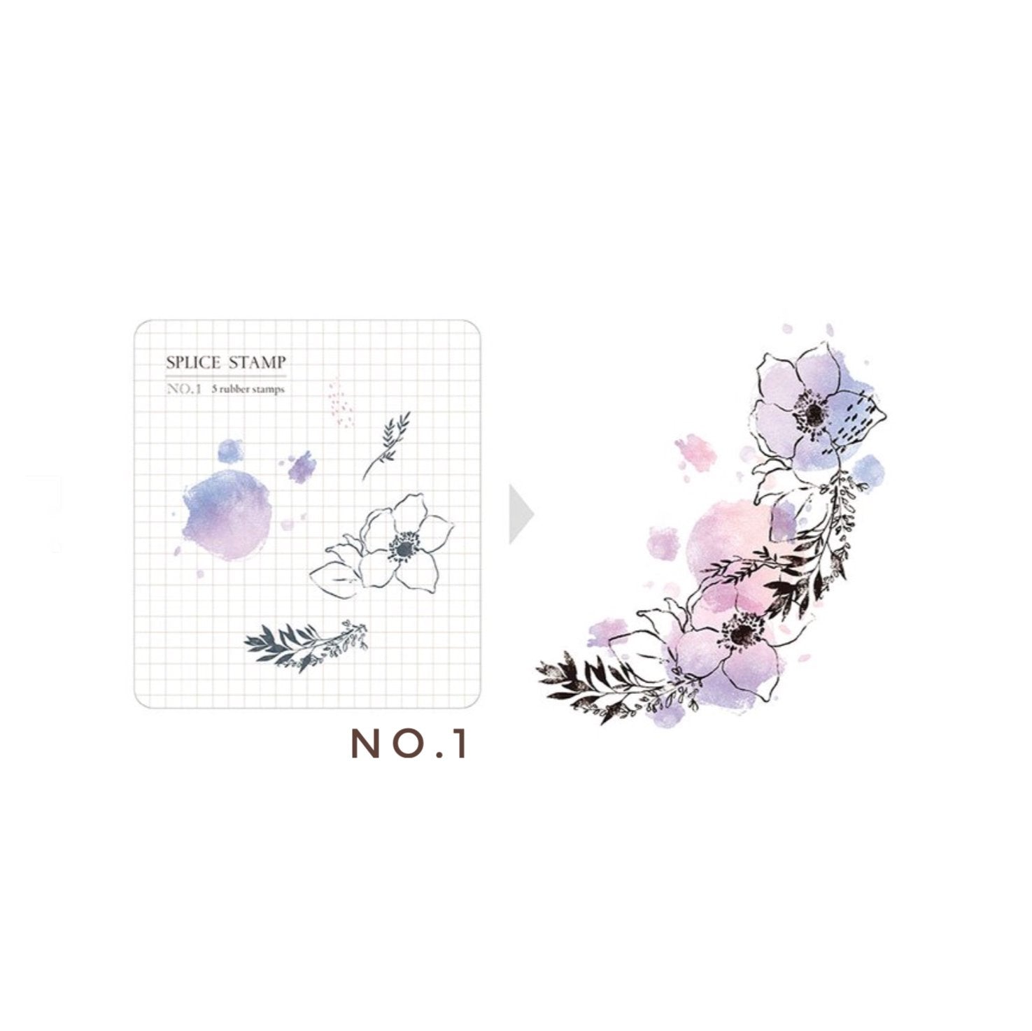 MU Botanical Clear Stamp Set No.1