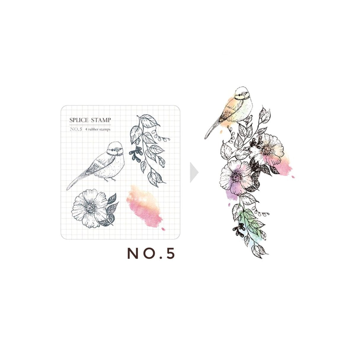 MU Botanical Clear Stamp Set No.5