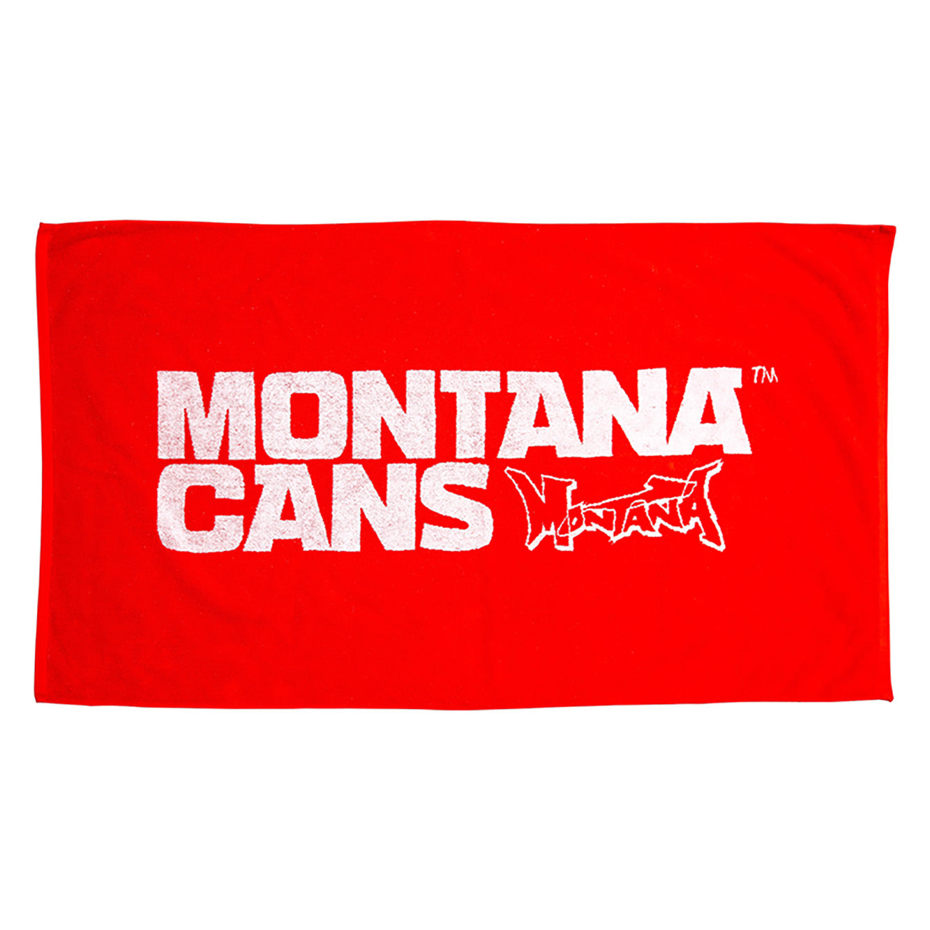 MONTANA Beach Towel Typo+Logo-Red