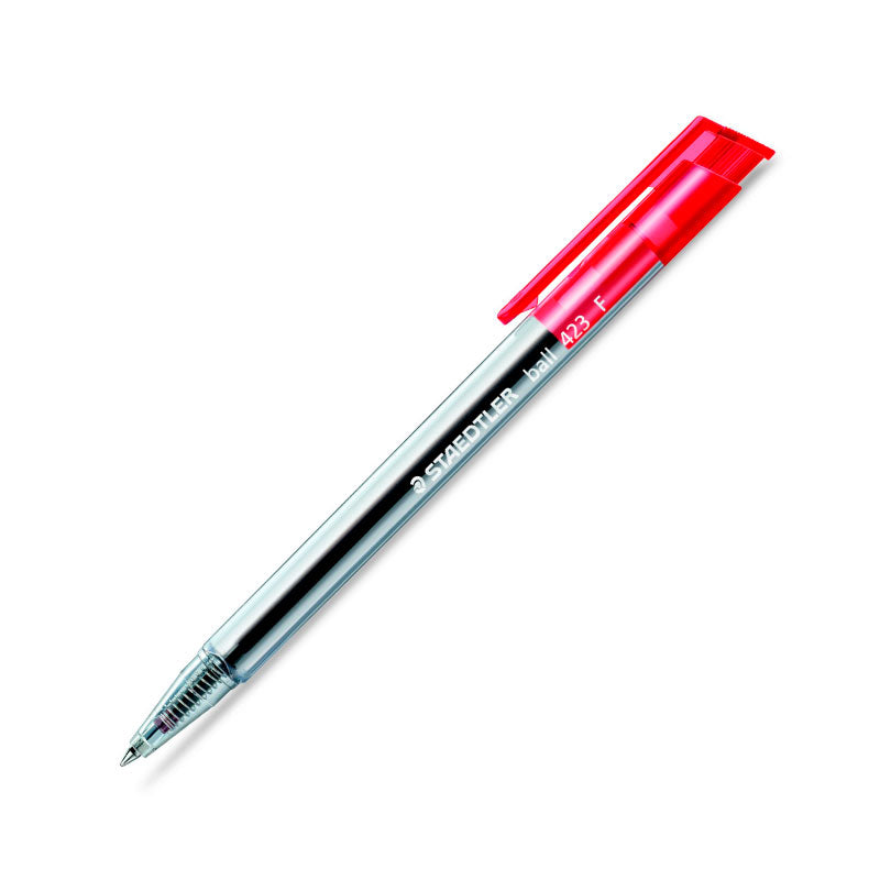 STAEDTLER Retractable Ball Pen 423 F-0.7mm Red