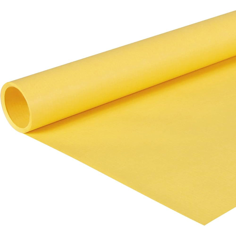 CLAIREFONTAINE Kraft Paper Roll 65g 0.7x3m Ribbed-Lemon