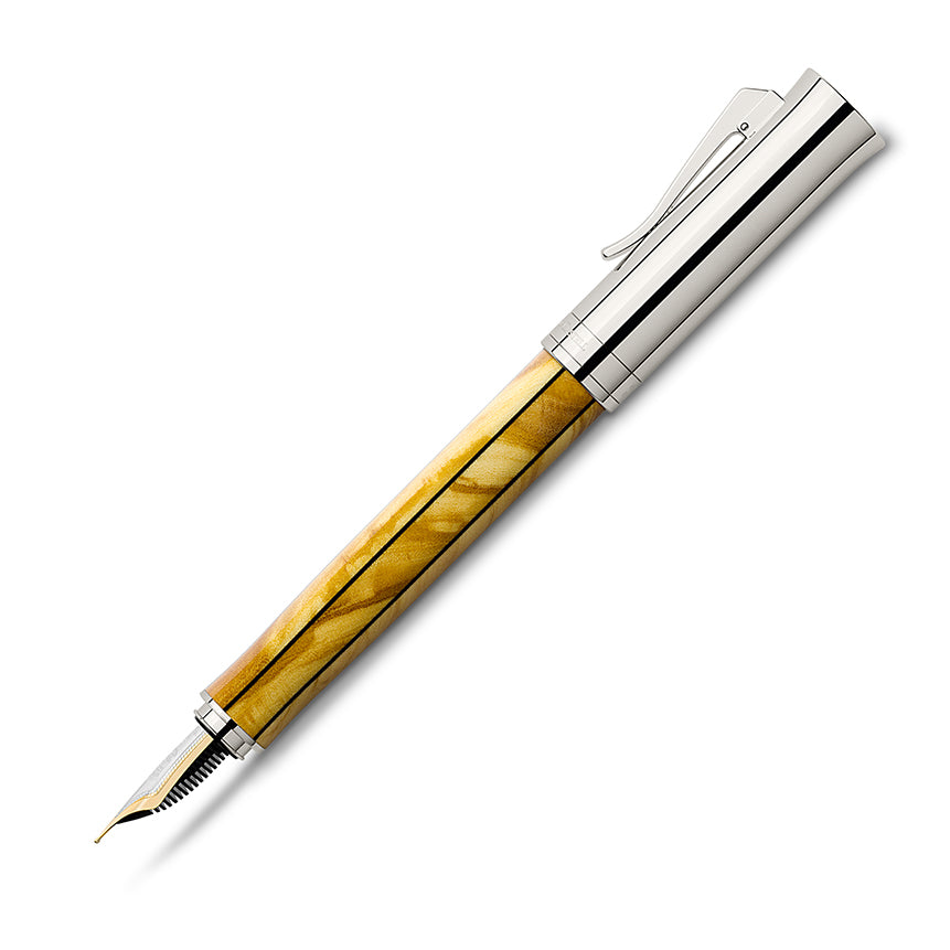 GRAF VON FABER CASTELL Elemento LE Olive Fountain Pen-Medium Default Title