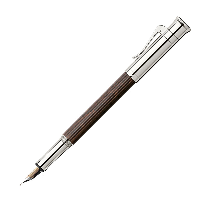 GRAF VON FABER CASTELL Classic Grenadilla/Platinum Fountain Pen-Fine Default Title