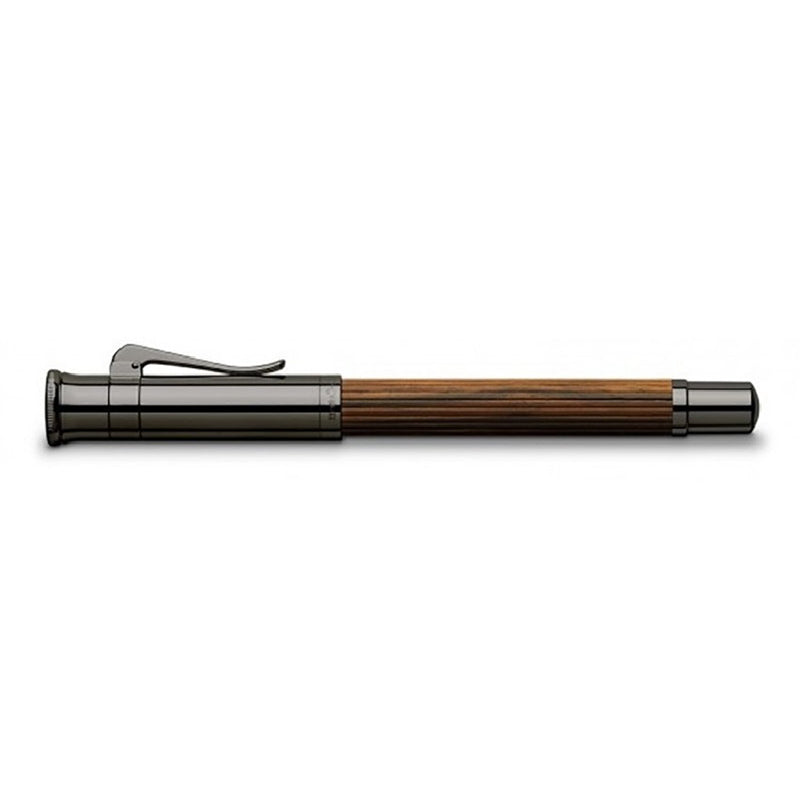 GRAF VON FABER CASTELL Classic Macassar Platinum Fountain Pen-Fine