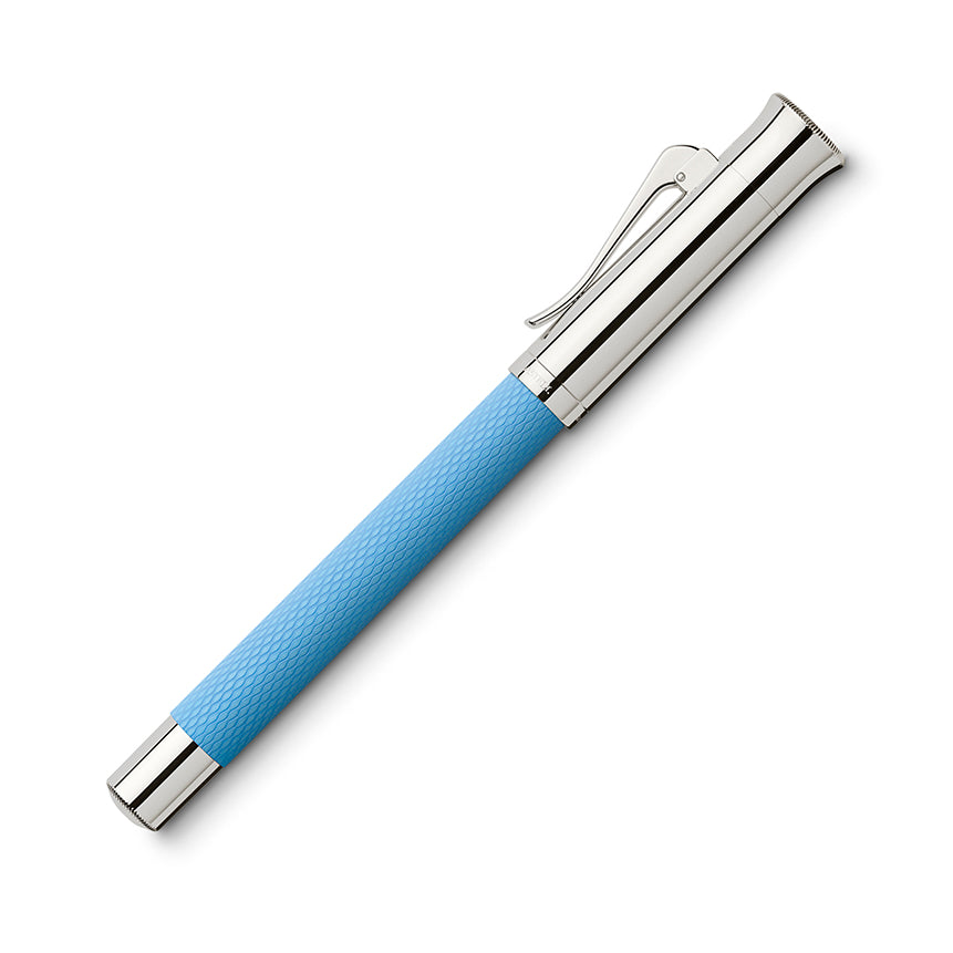 GRAF VON FABER CASTELL Guilloche Gulf Blue Fountain Pen-Fine Default Title