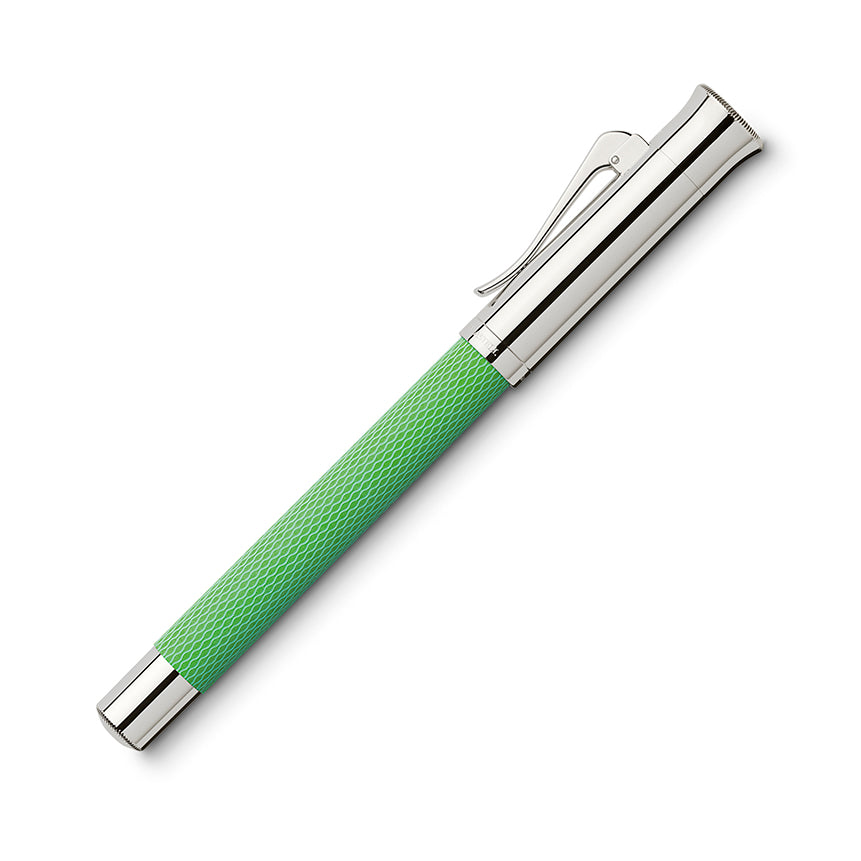 GRAF VON FABER CASTELL Guilloche Viper Green Fountain Pen-Extra Fine Default Title