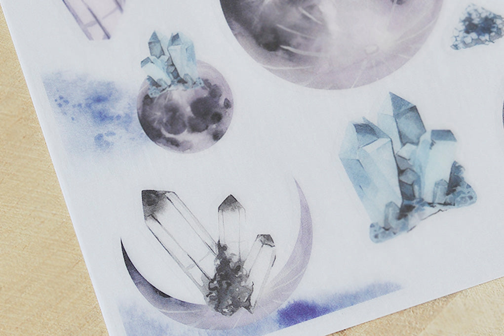 MU Print-On Sticker 2s 089-Planet&Mineral