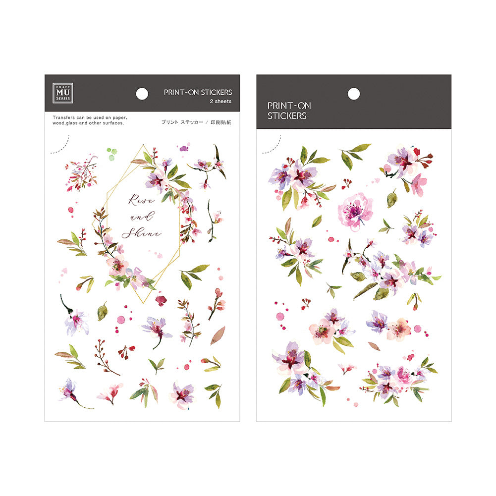 MU Print-On Sticker 2s 084-Light Colorant Garden
