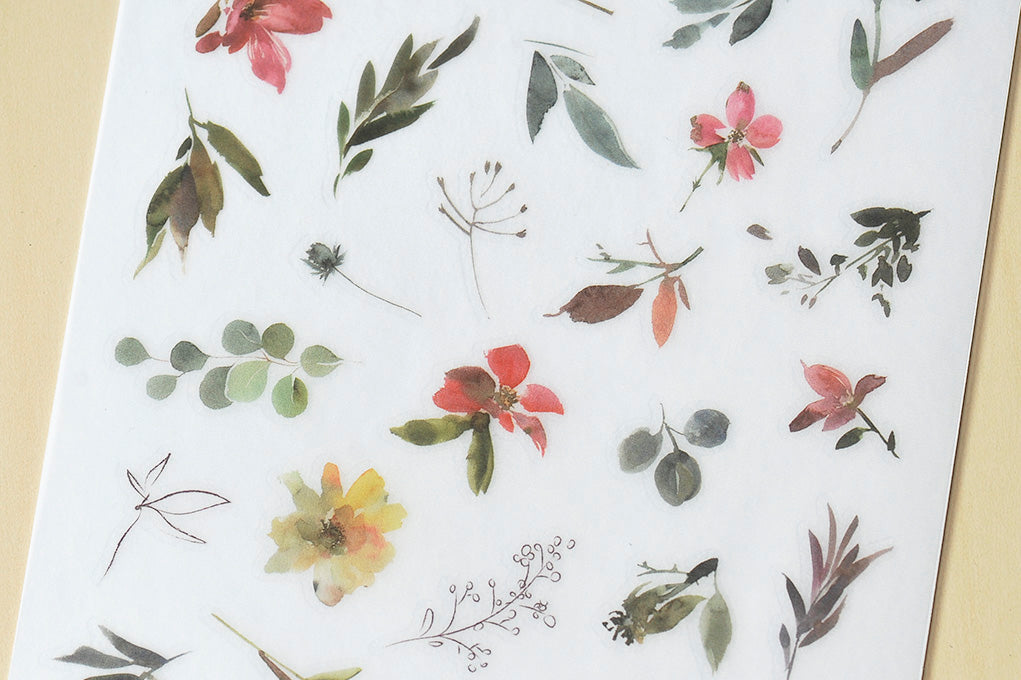 MU Print-On Sticker 2s 082-Yellowish Beige Garden