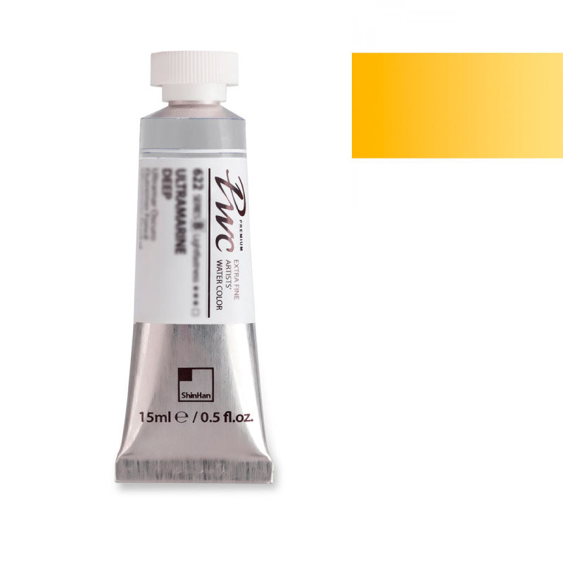 SHINHAN PWC Artists Watercolour 15ml A548 Permanent Yellow Light