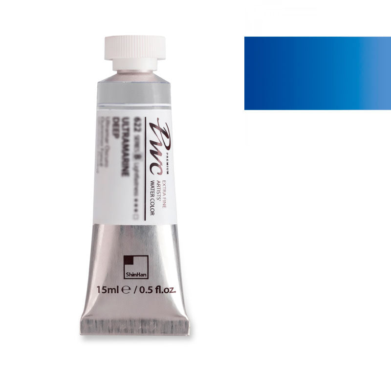 SHINHAN PWC Artists Watercolour 15ml A619 Cobalt Blue Hue
