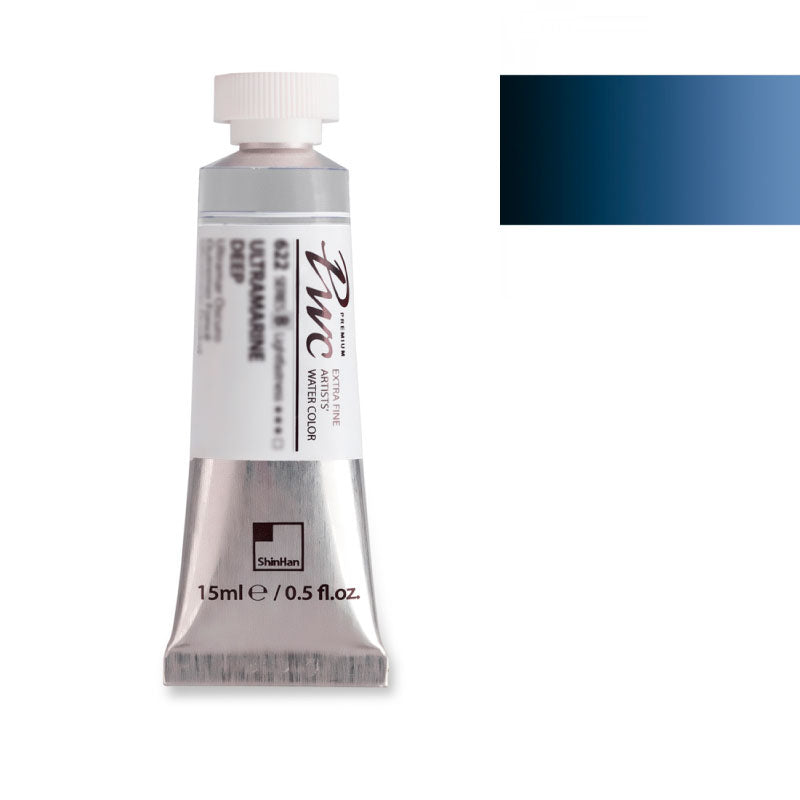 SHINHAN PWC Artists Watercolour 15ml A625 Prussian Blue