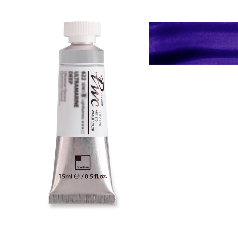 SHINHAN PWC Artists Watercolour 15ml B641 Ultramarine Violet