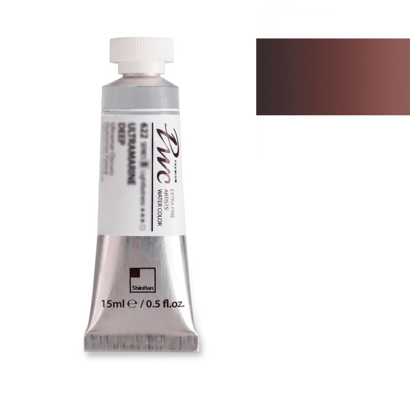 SHINHAN PWC Artists Watercolour 15ml B669 Burnt Umber
