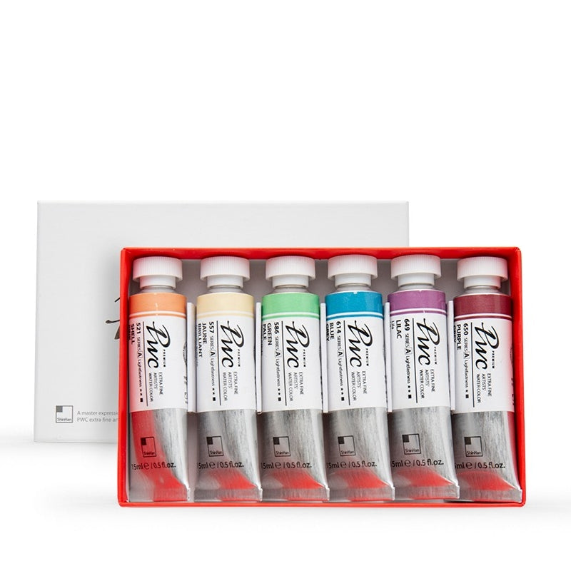 SHINHAN PWC Extra Fine Artists Watercolour 15ml 6 Tint A