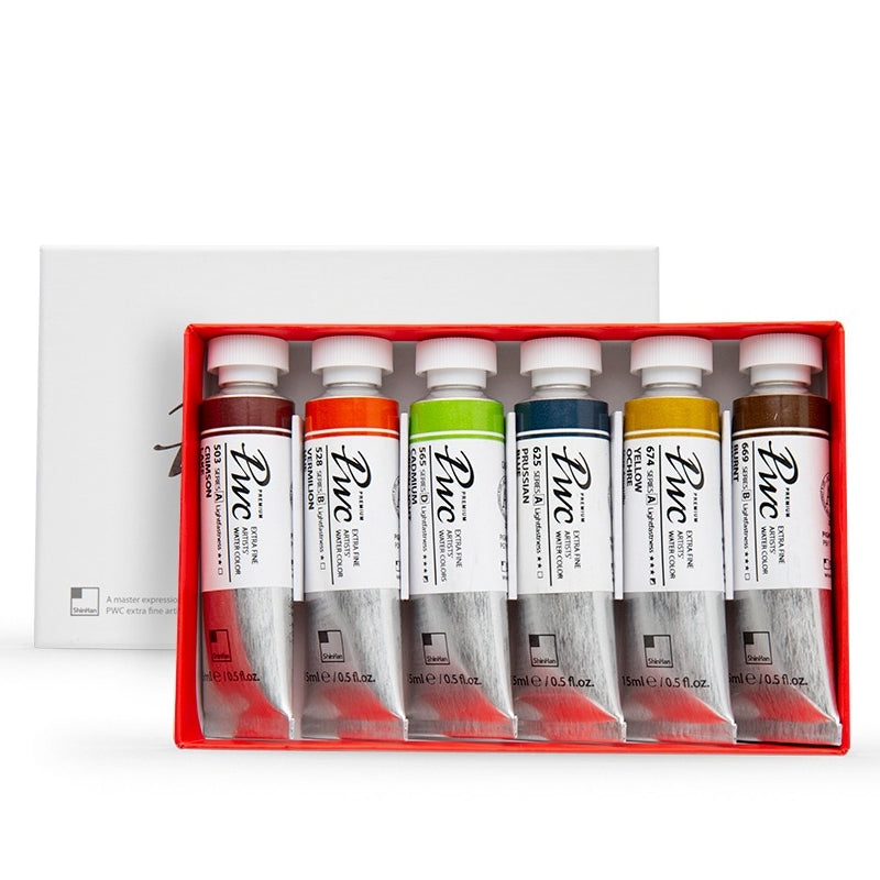 SHINHAN PWC Extra Fine Artists Watercolour 15ml 6 Tint B