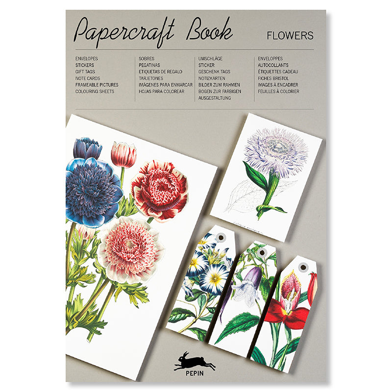 PEPIN Paper Craft Book Flowers