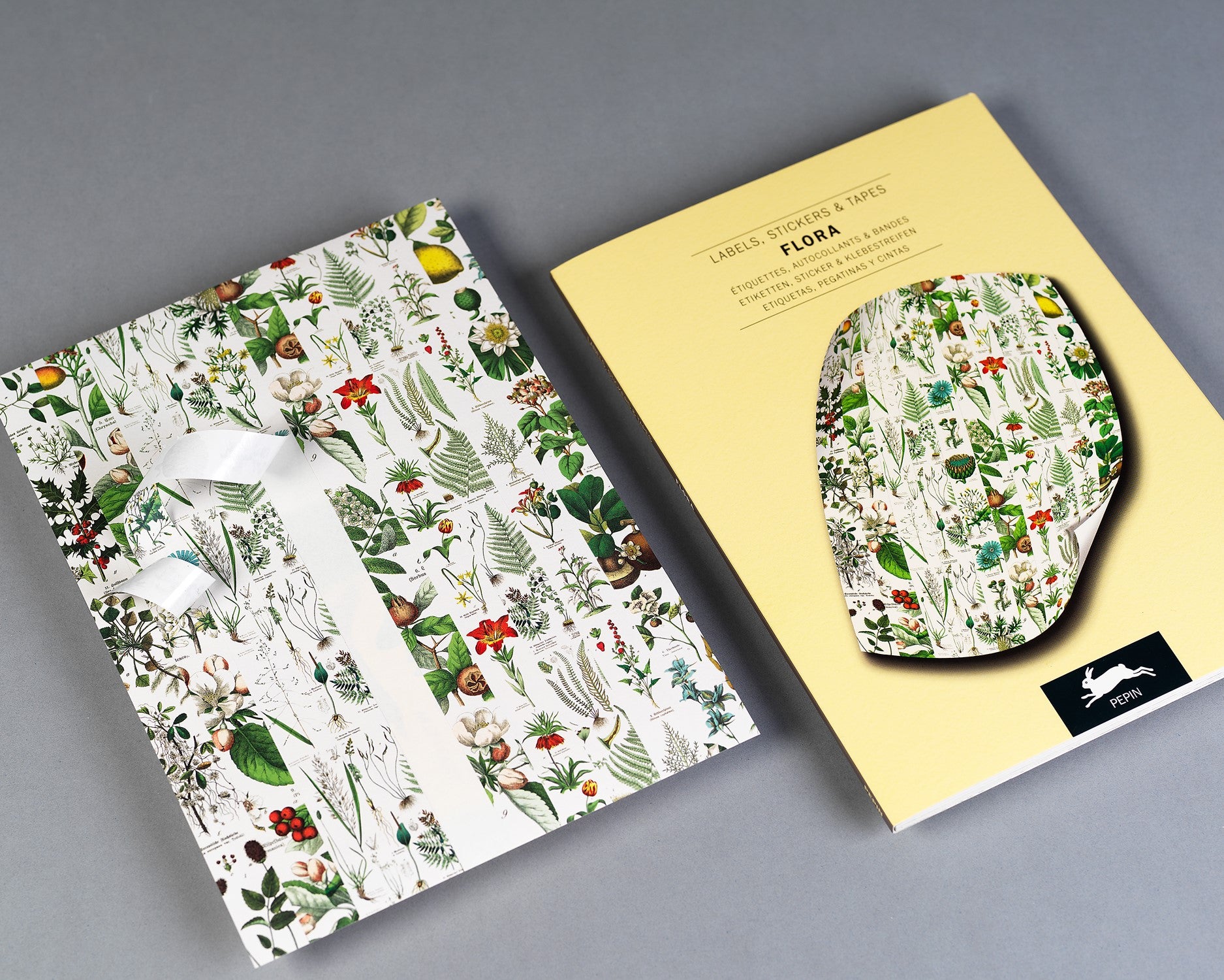 PEPIN Label & Sticker Book Flora