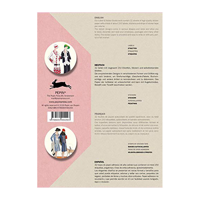 PEPIN Label & Sticker Book Vintage Fashion 1206865